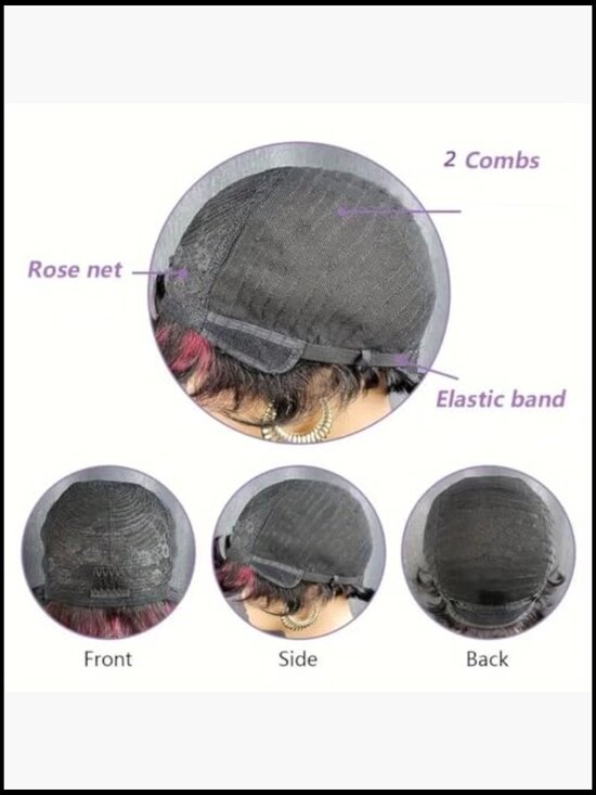Layered Pixie Cut Human Hair Wig Glueless Chic Elegant Thick Full Wear and Go main image 5